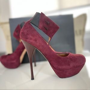L.A.M.B Suede High Heels *Original $199*